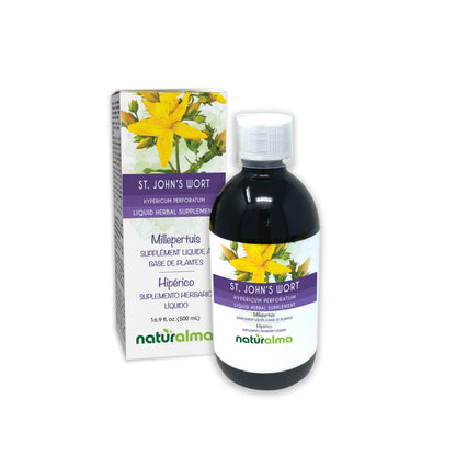 Naturalma St. John’s Wort Liquid Tincture 500 ml (16.9 oz) - Alcohol-Free, Vegan