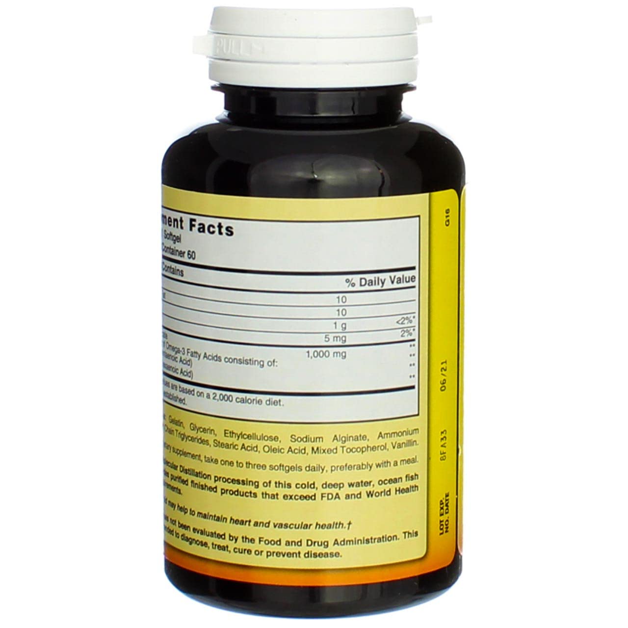 Nature's Blend Omega-3 Fish Oil Odorless | 60 Softgels