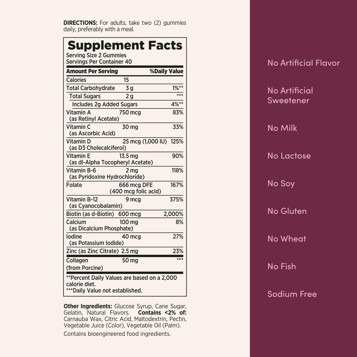 Nature's Bounty Optimal Solutions Women's Multivitamin Gummies – Raspberry Flavor