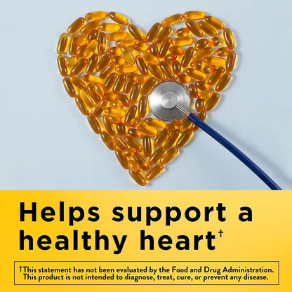 Nature Made Fish Oil 1000 mg - Omega-3 Supplement for Heart Health - 90 Softgels