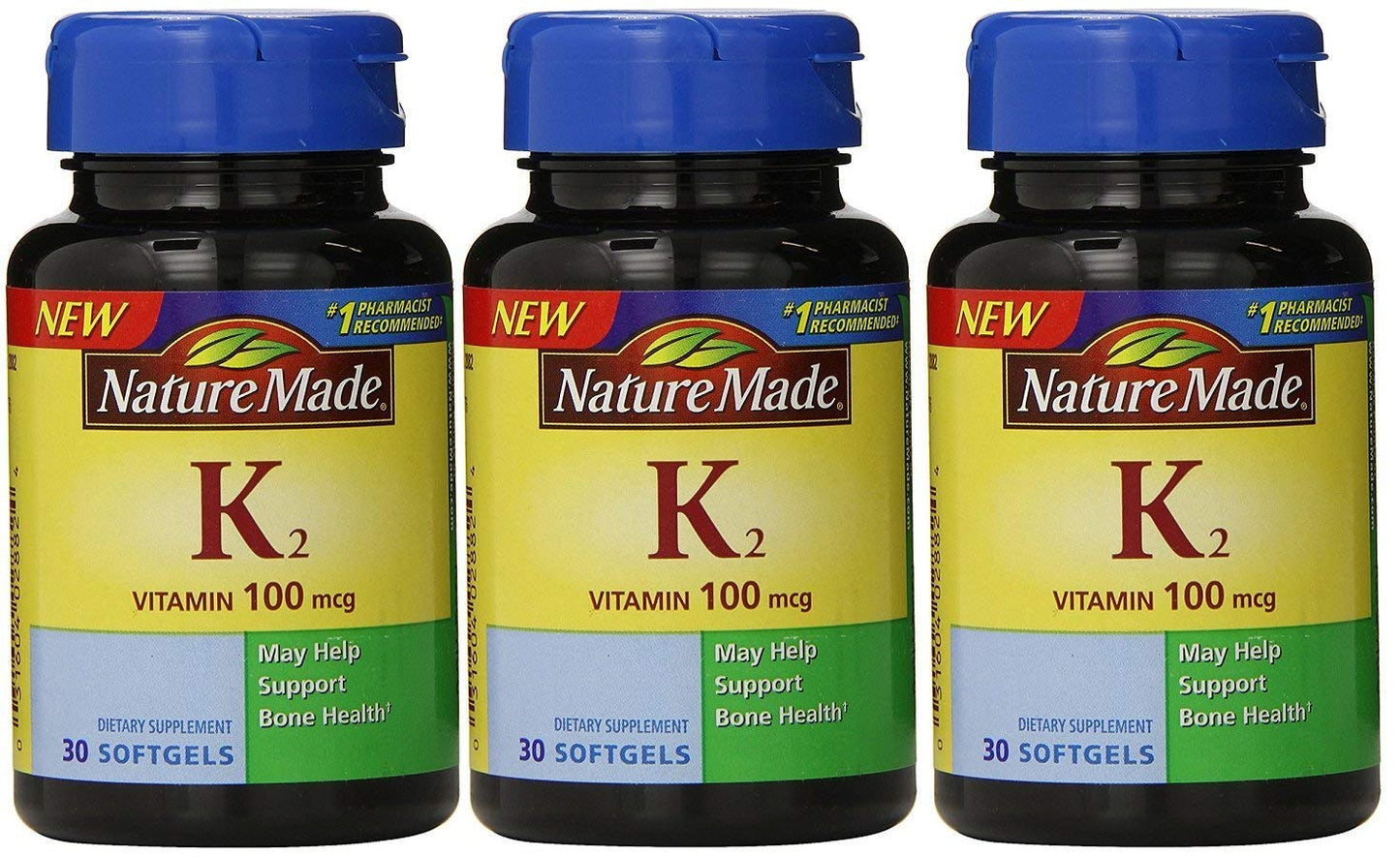 Nature Made Vitamin K2 100 mcg Softgels – 30 Count | Dietary Supplement