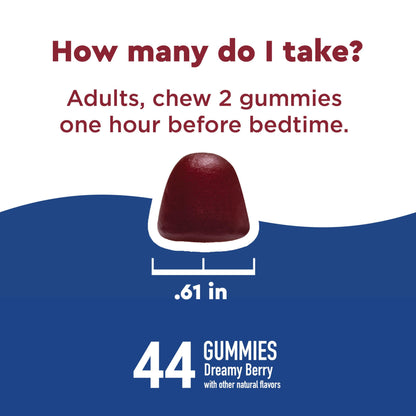 Nature Made Wellblends Sleep & Recover Gummies – Melatonin 3mg, L-Theanine 200mg, Magnesium 100mg (44 CT)