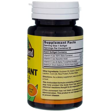 Nature's Blend Super Antioxidant Aces 60 Sgels