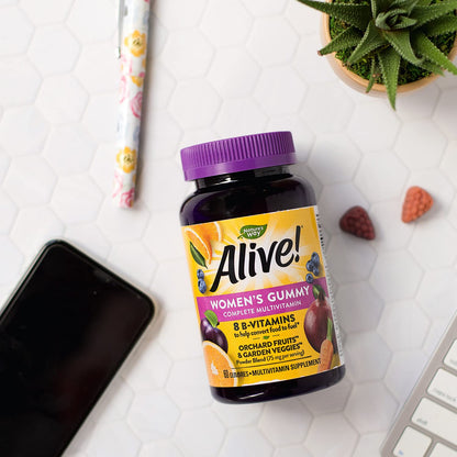 Nature's Way Alive! Women's Gummy Multivitamin – 60 Gummies (2 Pack) | Mixed Berry