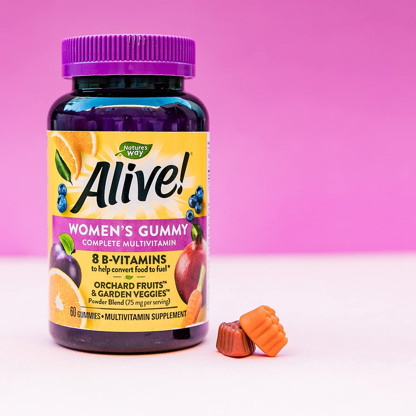 Nature's Way Alive! Women's Gummy Multivitamin – 60 Gummies (2 Pack) | Mixed Berry