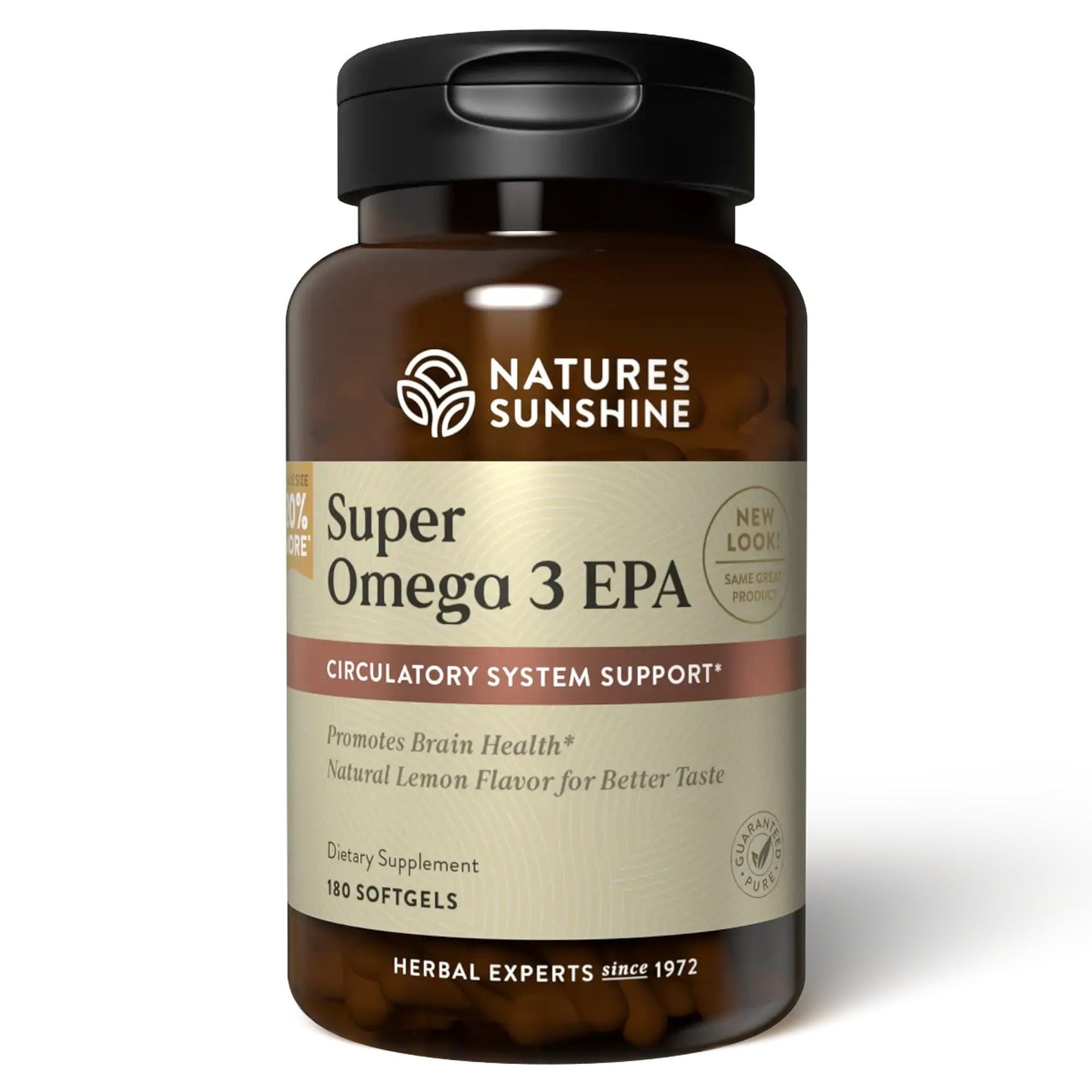 Nature's Sunshine Super Omega-3 EPA 180 Softgels | Fish Oil Supplement