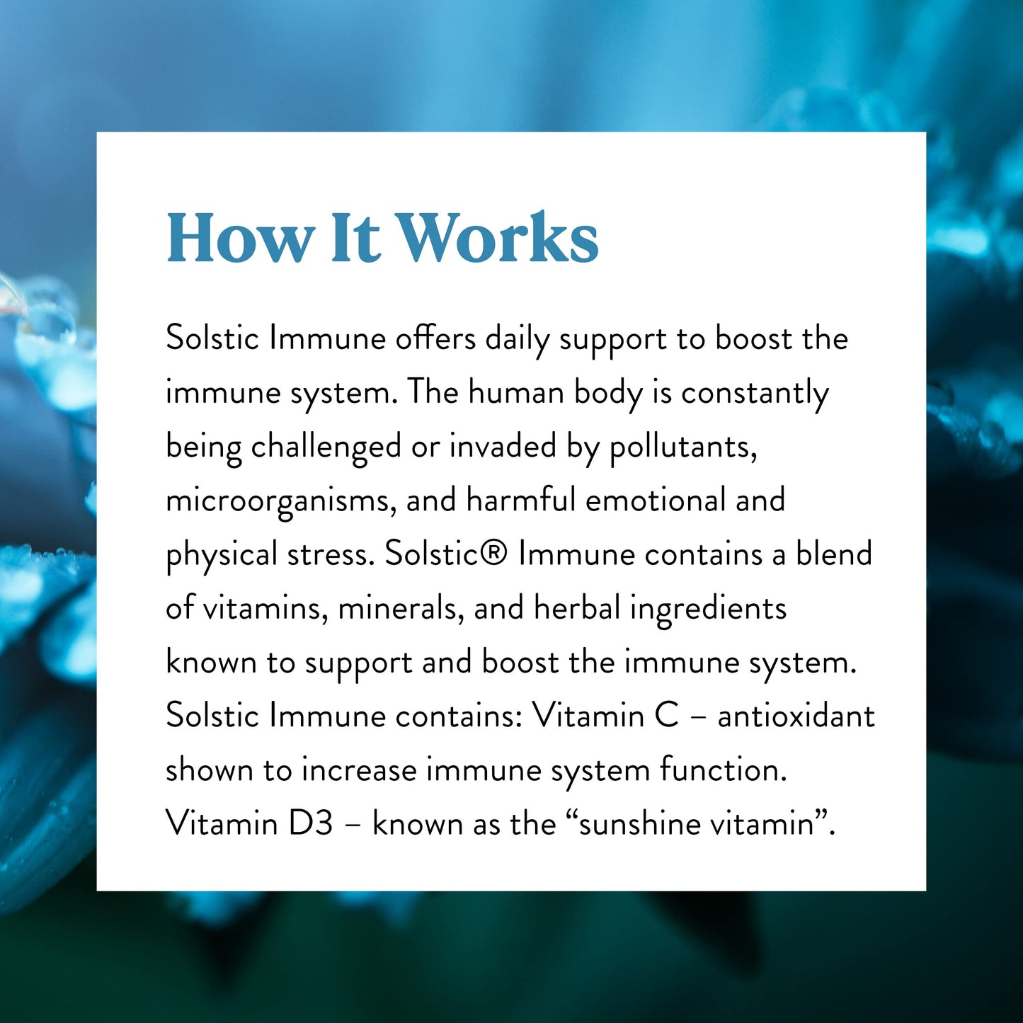 Nature's Sunshine Solstic Immune, 30 Packs | Immune Support with Antioxidant Vitamins & Berries