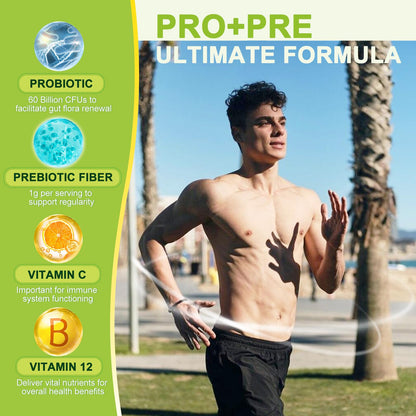 Nature Target Prebiotic Fiber + 60B Probiotics – Digestive Health