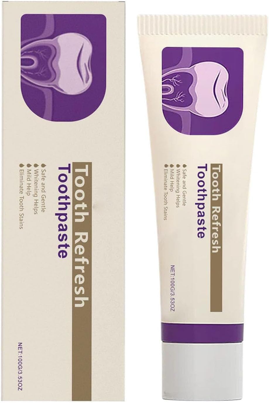 Nature Tooth Refresh Toothpaste – Whitening & Fresh Breath (100g)