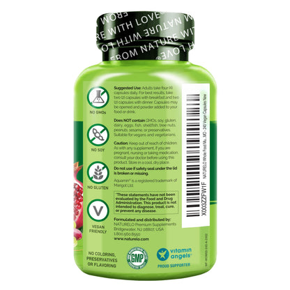 NATURELO Whole Food Multivitamin for Women 50+ – Iron Free, Plant-Based