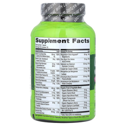 Naturelo One Daily Multivitamin for Women 50+ (Iron Free) – Menopause Support