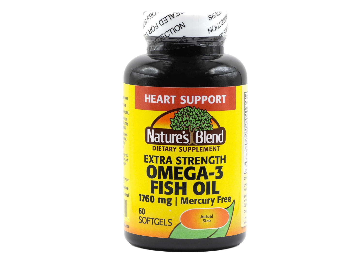 Nature's Blend Fish Oil 1760 mg Omega-3 Extra Strength - 60 Softgels