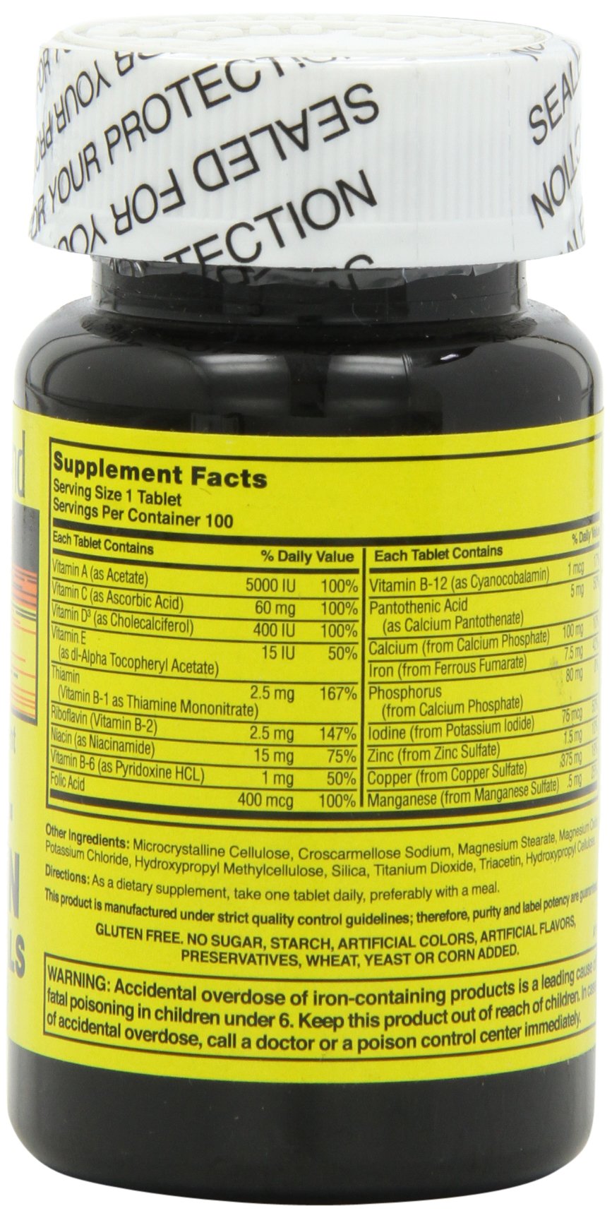Nature's Blend NAT B Multivitamin & Min TB – 100 Count (Assorted)