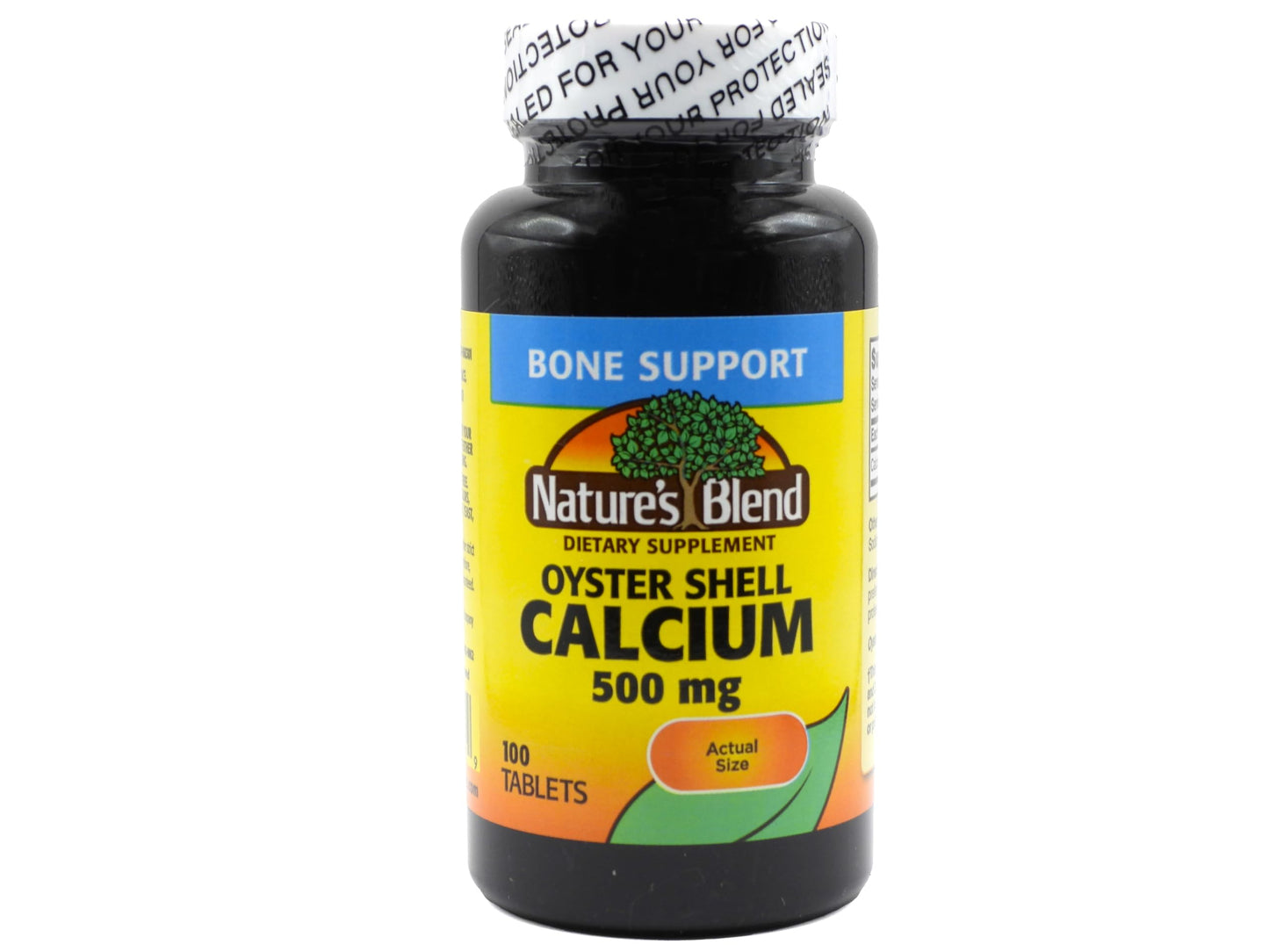 Nature's Blend Oyster Shell Calcium 500 mg - 100 Tabs (1683)