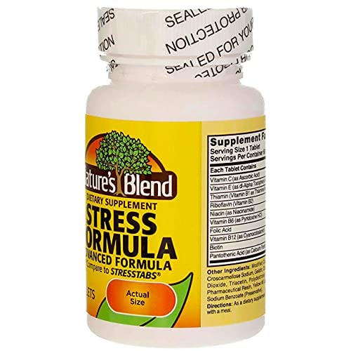 Nature's Blend Stress Formula Vitamins – 60 Tabs, 079854201000 | Nutritional Supplement