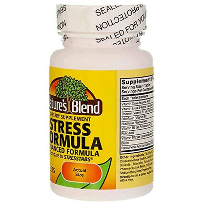 Nature's Blend Stress Formula Vitamins – 60 Tabs, 079854201000 | Nutritional Supplement