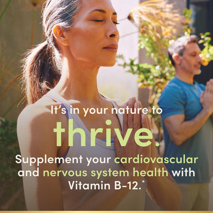 Nature's Bounty Vitamin B12 1000 mcg – Supports Energy Metabolism, 200 Count