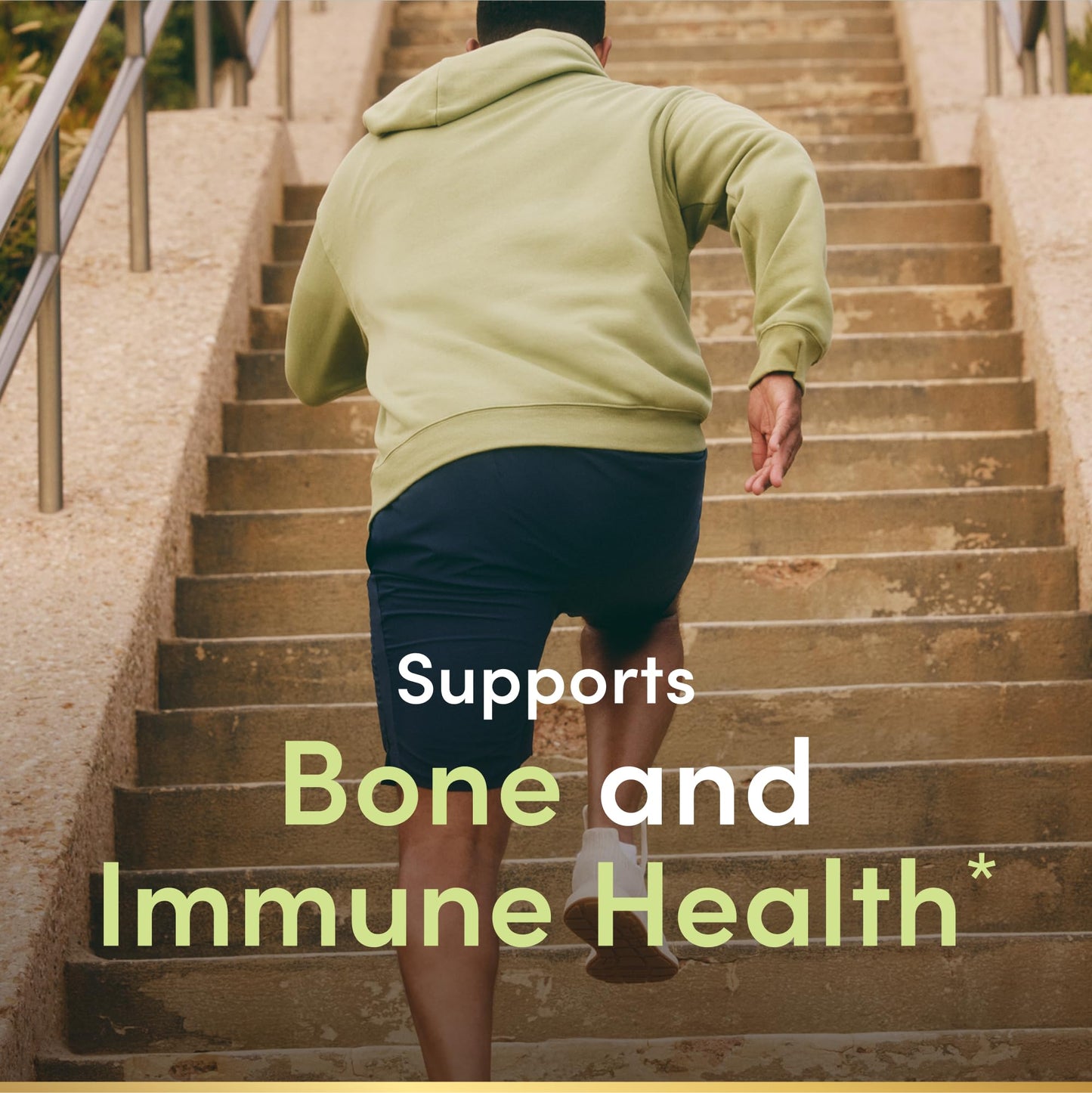 Nature's Bounty Calcium Carbonate + Vitamin D3 - Bone & Immune Support, 600mg Ca, 800IU D3, 250 Tablets