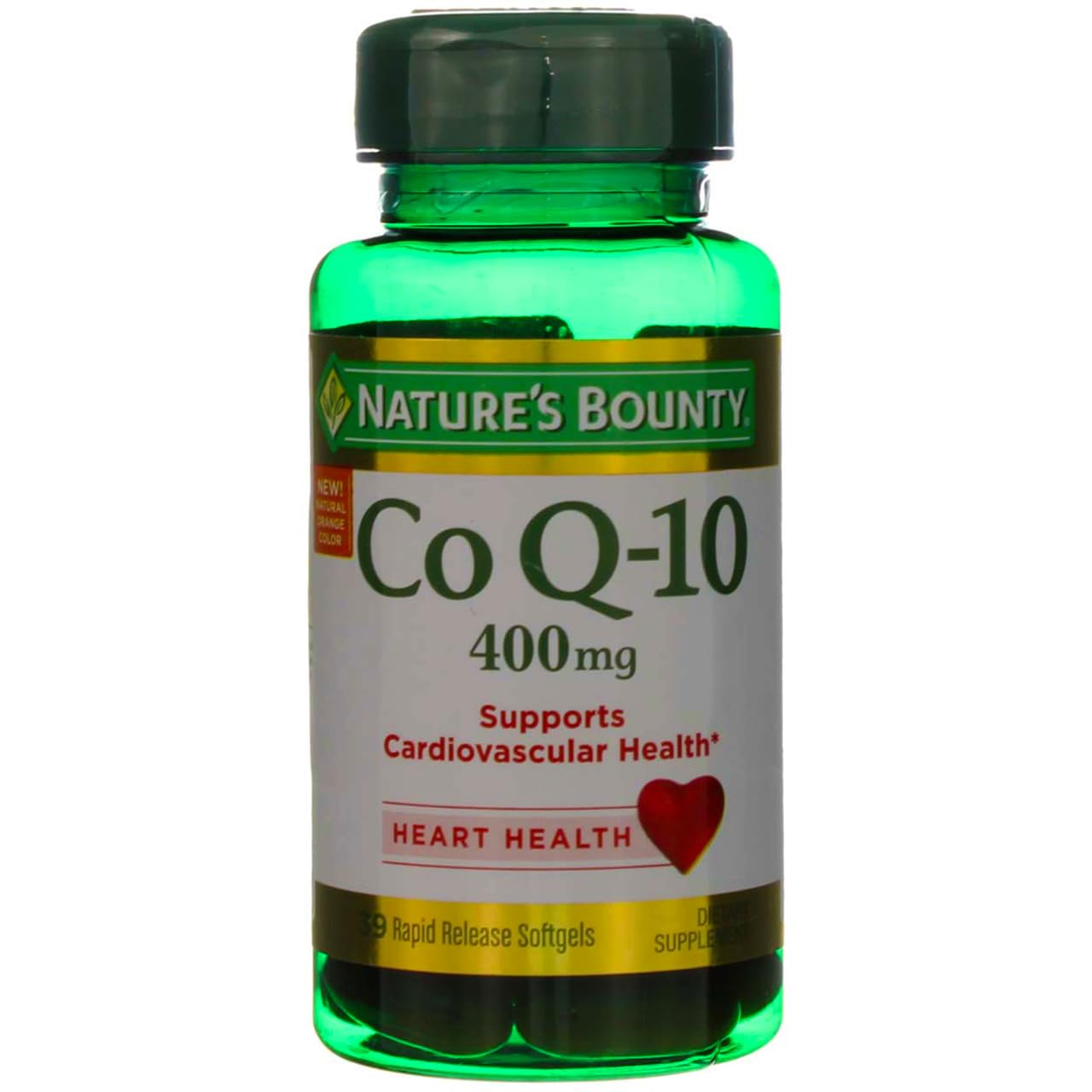 Nature's Bounty Cardio Q10 400 mg Softgels – Pack of 2 (39 ea each)