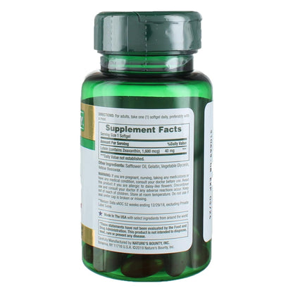 Nature's Bounty Lutein 40 mg Softgels - 30-Count, Pack of 4