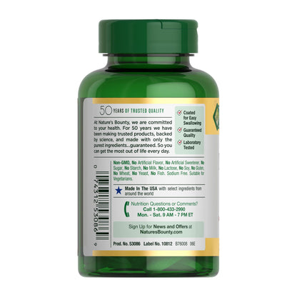 Nature's Bounty Magnesium 500 mg Tablets | 200 Count – Bone & Muscle Health
