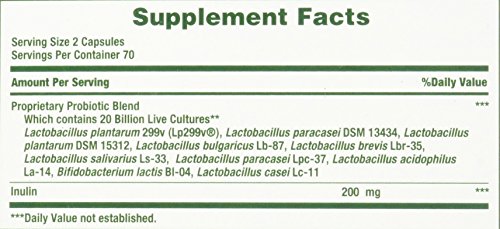 Nature's Bounty Ultra Strength Probiotic 10 – 140 Capsules, 20 Billion CFU