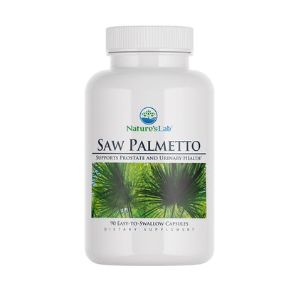 Nature's Lab Saw Palmetto 450mg - 90 Capsules | Prostate & Urinary Support