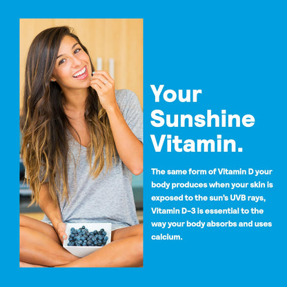 Nature's Life Vitamin D3 2000 IU – Bone Health & Immune Support (120 Servings)
