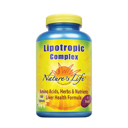 Nature's Life Lipotropic Complex – Liver Support with Choline & Inositol | Non-GMO