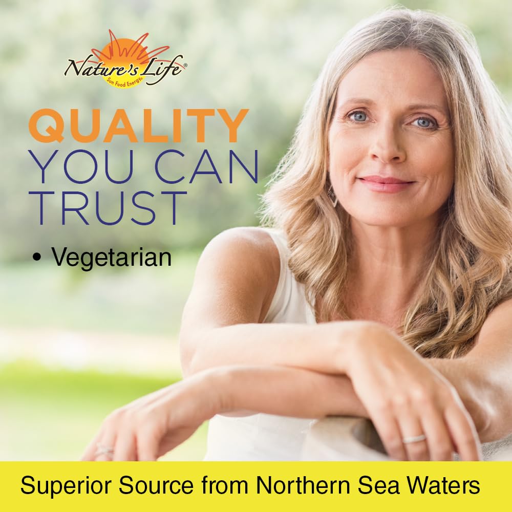 Nature's Life Marine Magnesium 500mg | Digestive Support & Regularity | 100 Vegetarian Caps