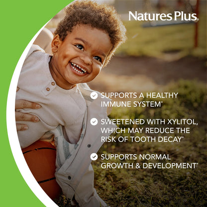 Natures Plus Animal Parade Gold Kids Multivitamin – Watermelon Chewables (120 Tablets) | Vegan & Gluten Free