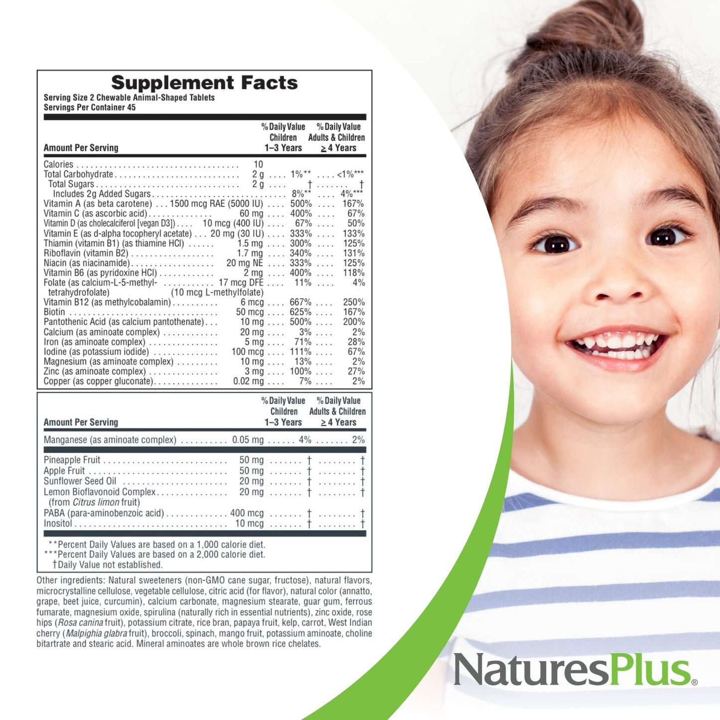 Animal Parade Kids Multivitamin - 90 Animal-Shaped Chewables, Pack of 2, Vegan & Gluten Free