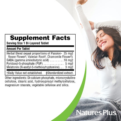 Natures Plus Melatonin 3 mg | Rapid & Sustained Release, Chamomile, Vegetarian & Gluten-Free
