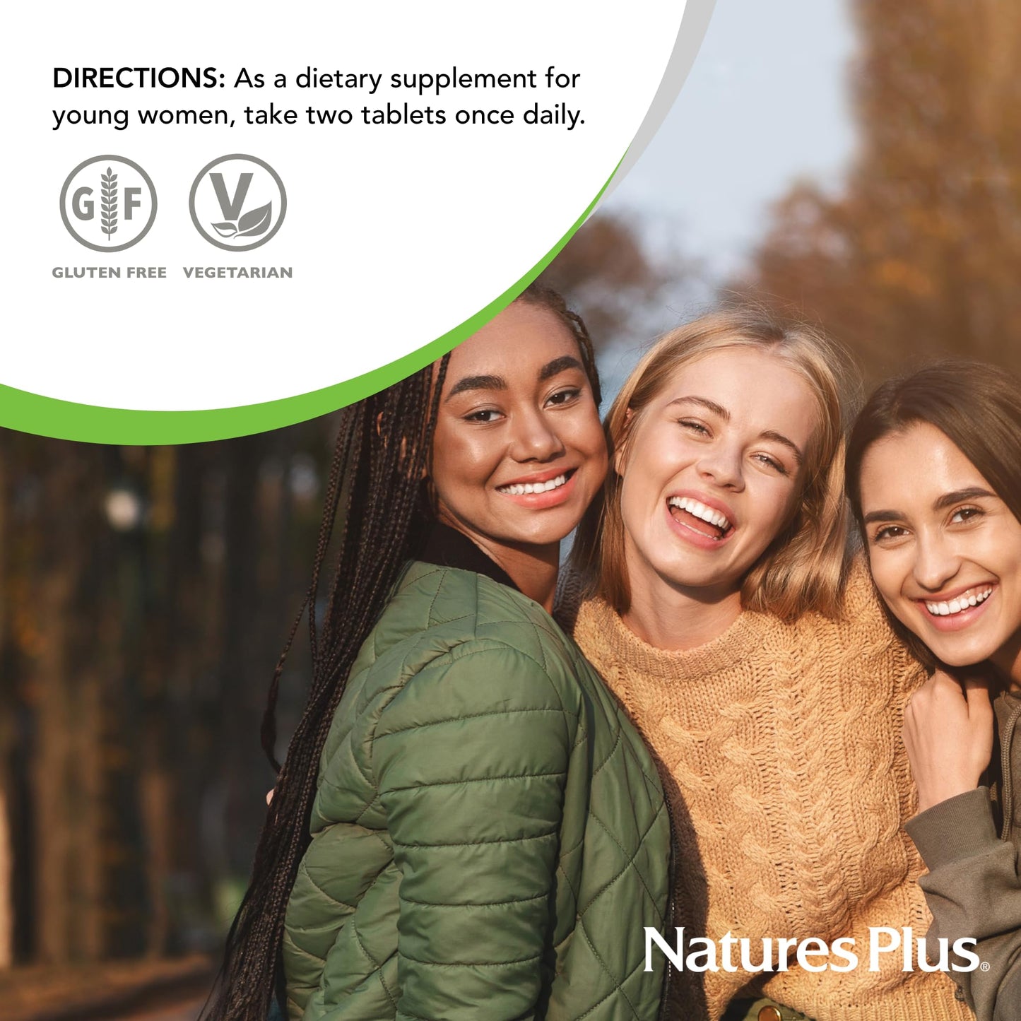 Natures Plus Power Teen for Her Chewable - Wild Berry | 60 Tablets | Multivitamin for Teens