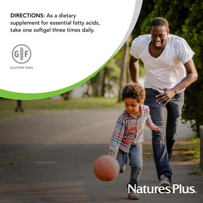 Natures Plus Ultra Omega 3-6-9 1200 mg | 60 Softgels | Borage, Fish & Flax Oil | Gluten-Free