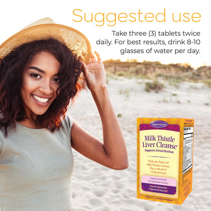 Nature's Secret Milk Thistle Liver Cleanse - 60 Tablets | Liver Health