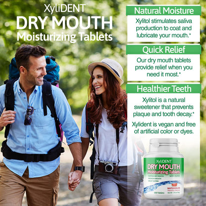 Nature's Stance XyliDENT Xylitol Tablets – Dry Mouth Relief, Fresh Breath, 100 Count
