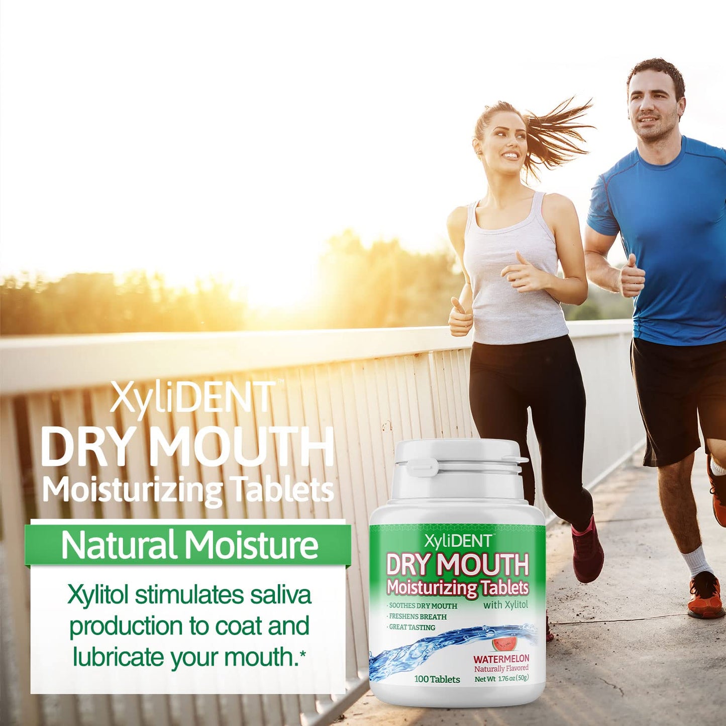 Nature's Stance XyliDENT Xylitol Tablets – Dry Mouth Relief, Fresh Breath, 100 Count