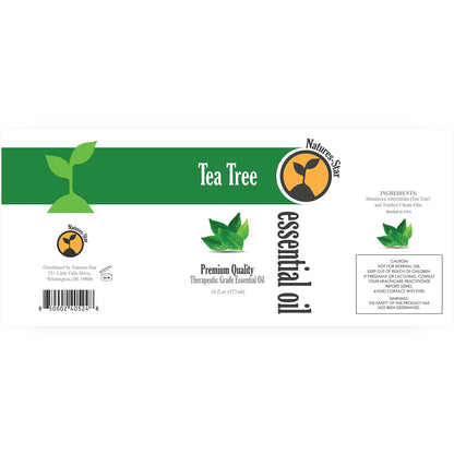 Natures-Star 16oz Tea Tree Essential Oil - Bulk Size, Therapeutic Grade, 16 Fl Oz Bottle