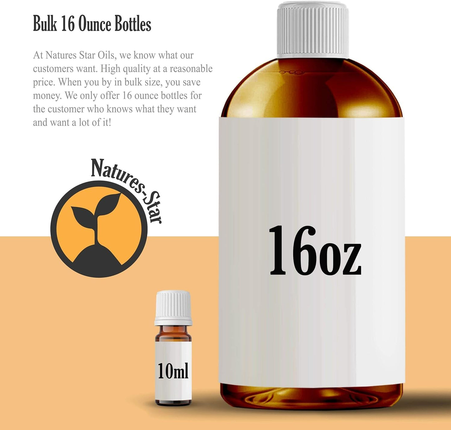 Natures-Star 16oz Tea Tree Essential Oil - Bulk Size, Therapeutic Grade, 16 Fl Oz Bottle