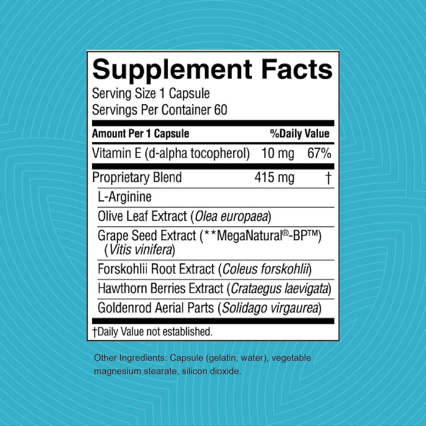 Nature's Sunshine Blood Pressurex 60 Capsules – Supports Normal Blood Pressure Range