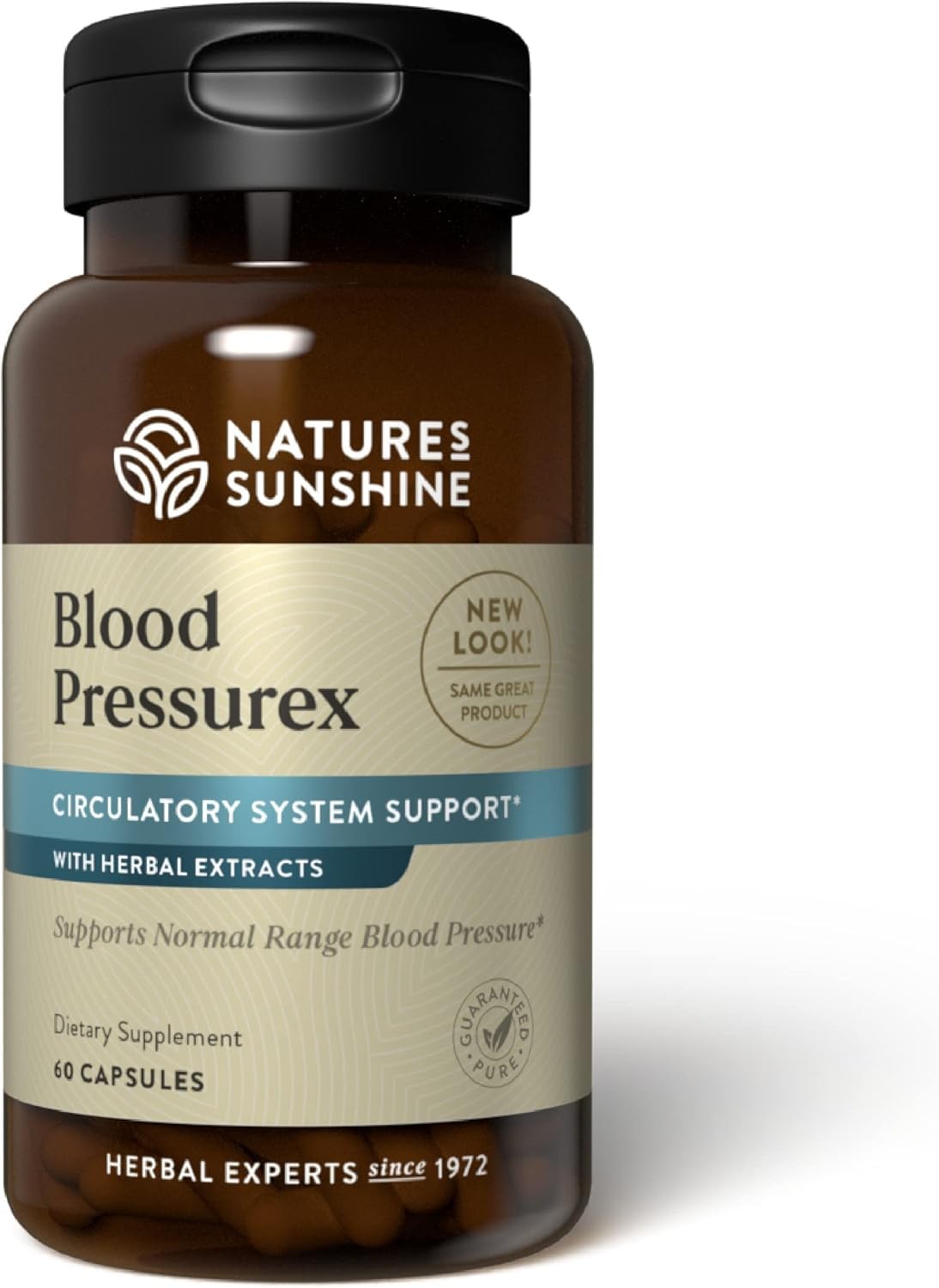 Nature's Sunshine Blood Pressurex 60 Capsules – Supports Normal Blood Pressure Range