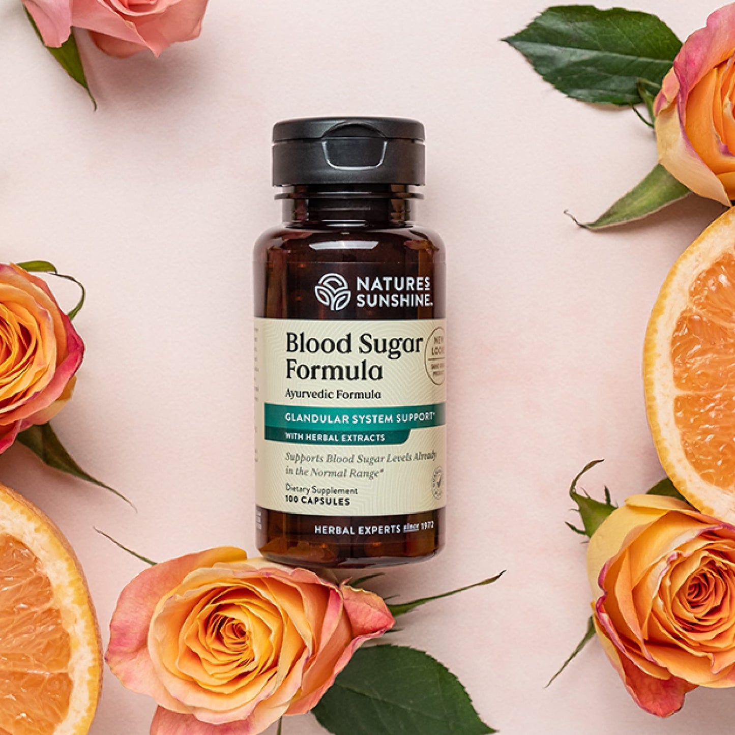 Nature's Sunshine Blood Sugar Formula, 100 caps | Herbal Blood Sugar Support