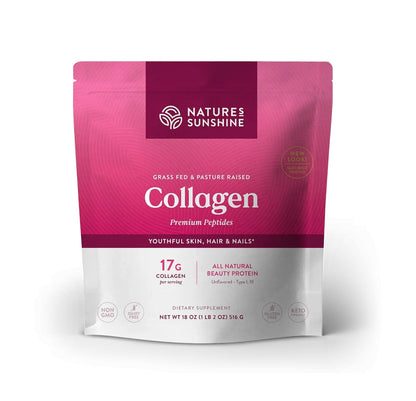 Nature's Sunshine Collagen Powder Type I & III – Grass-Fed, 18 oz