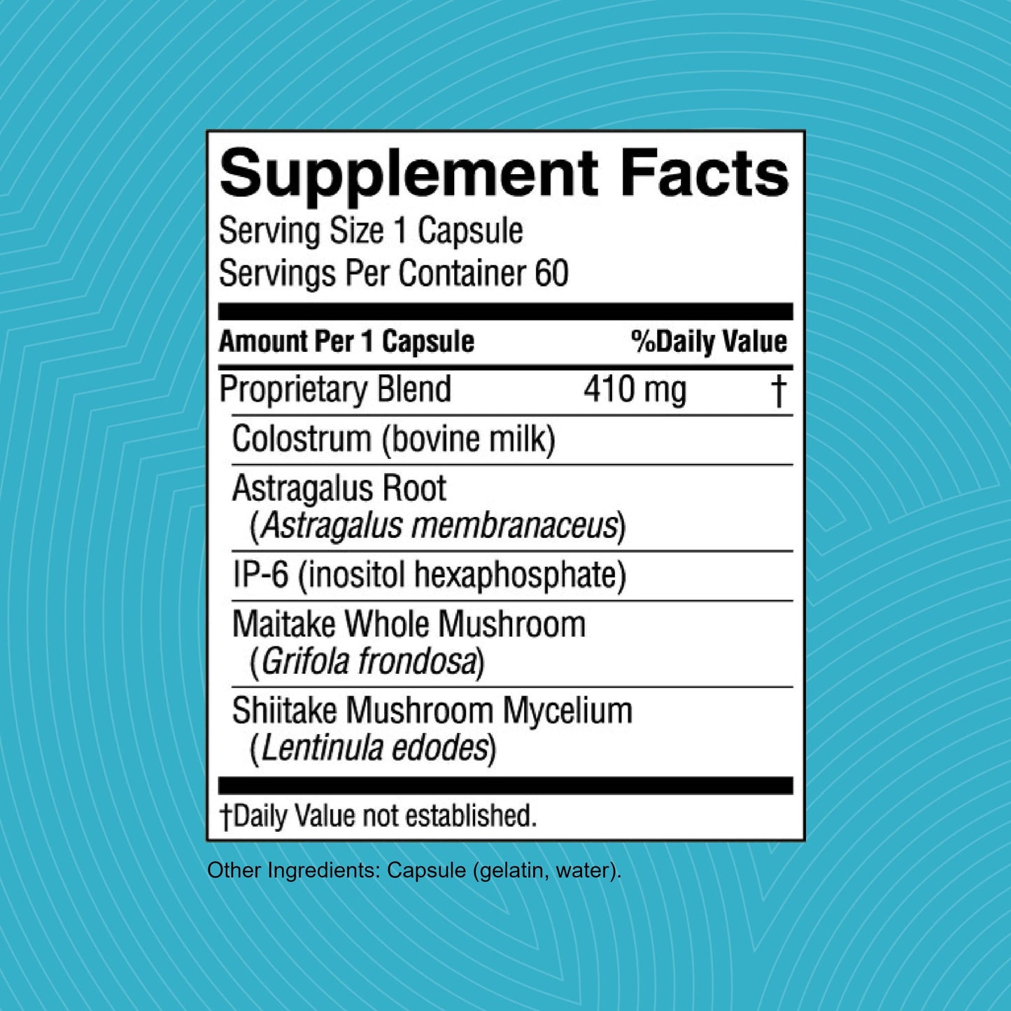 Nature's Sunshine Colostrum with Immune Factors - 60 Capsules | Immune & Gut Health