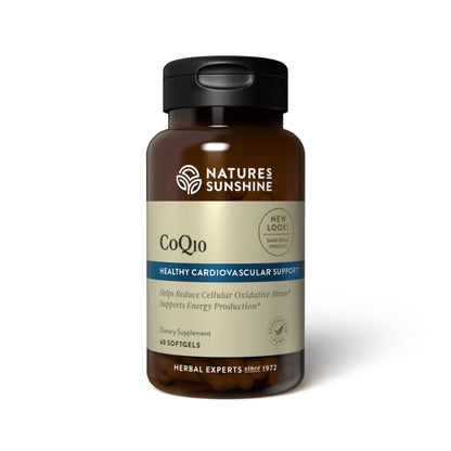 Nature's Sunshine CoQ10-60 Softgel Capsules | Heart & Circulation Support