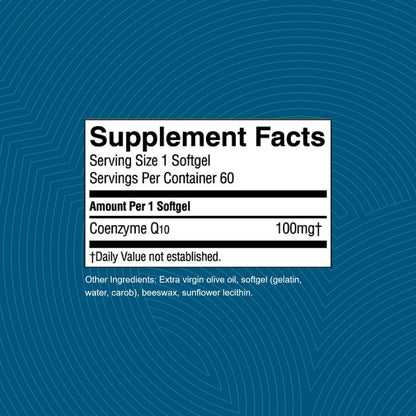 Nature's Sunshine CoQ10-60 Softgel Capsules | Heart & Circulation Support