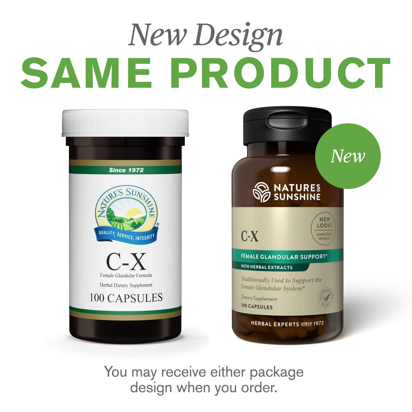 Nature's Sunshine C-X (100) - Vitamin C 100 mg - Immune Support