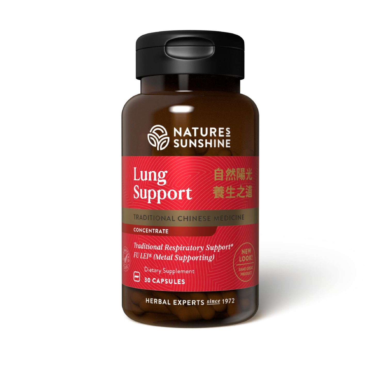 Nature's Sunshine Lung Support Chinese TCM Concentrate - 30 Capsules