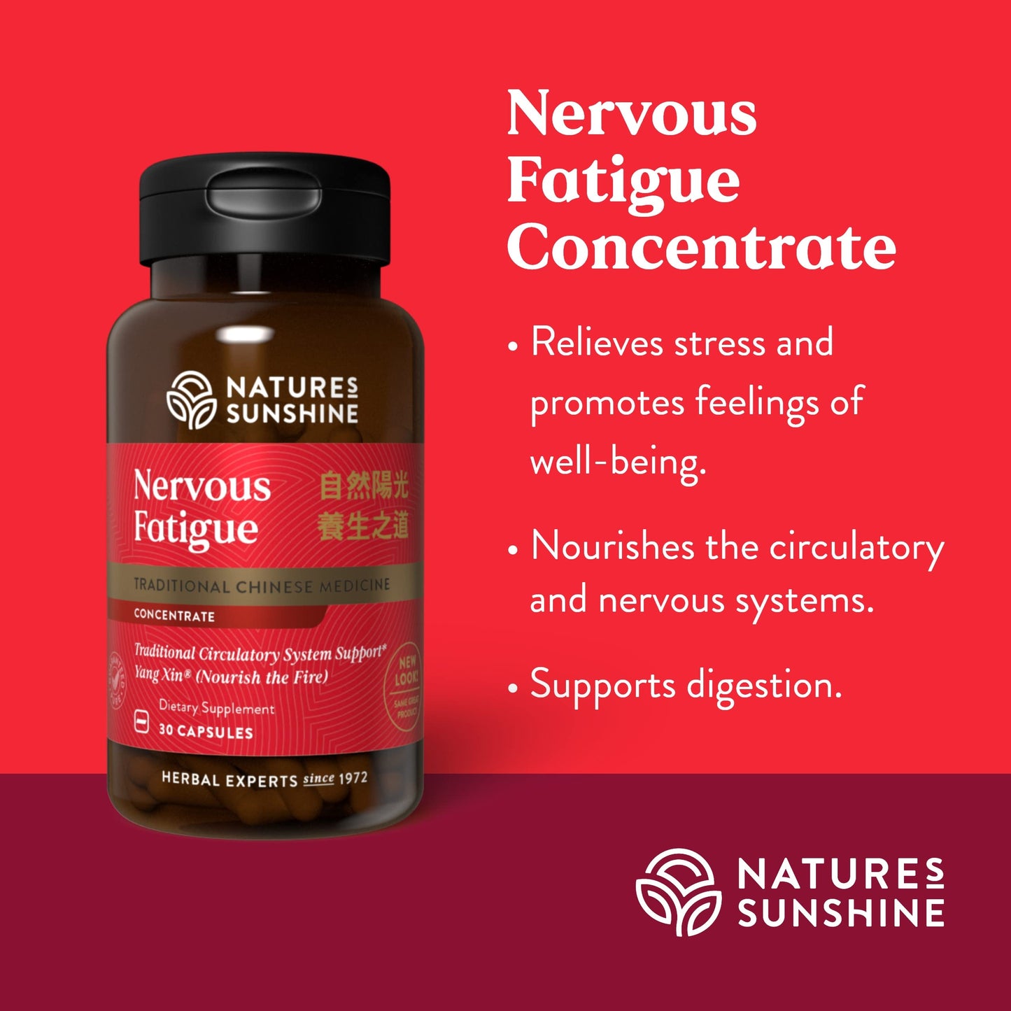Nature's Sunshine Nervous Fatigue TCM Concentrate 30-Caps